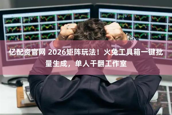 亿配资官网 2026矩阵玩法！火兔工具箱一键批量生成，单人干翻工作室
